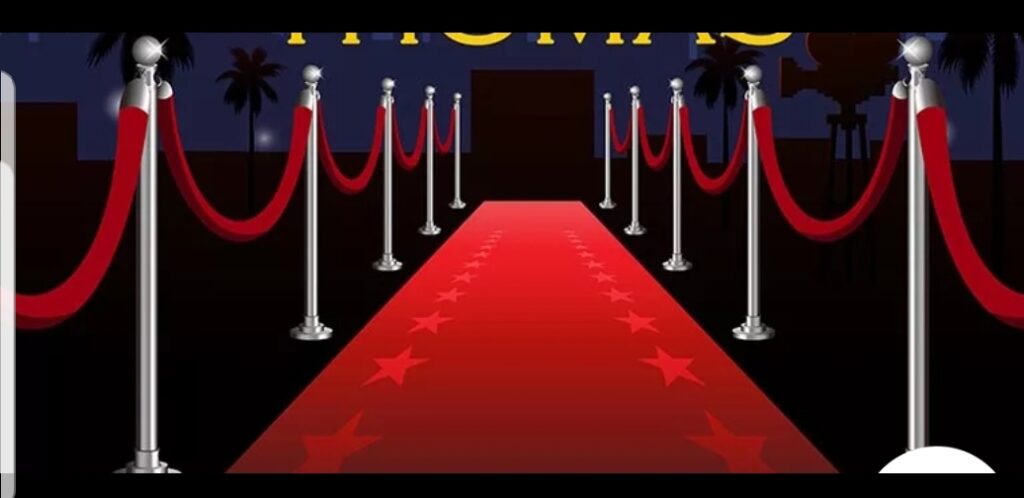 RED CARPET WITH POLE AND STANCHION FOR $200/DAY