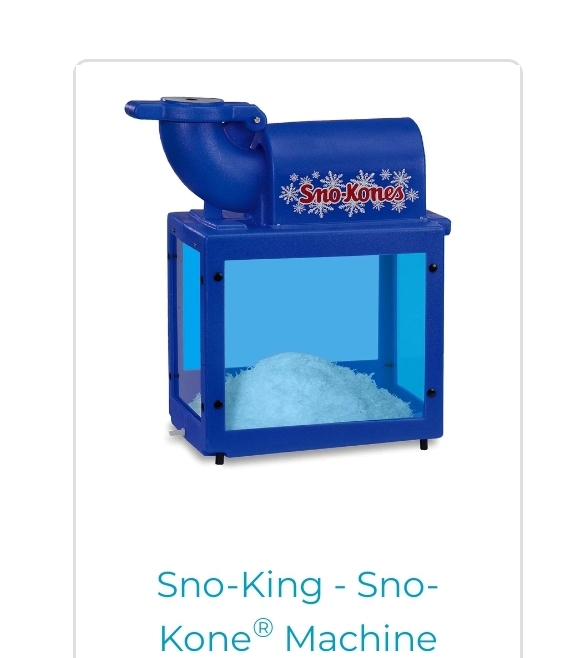SNOW CONE WITH SUPPLY FOR $95